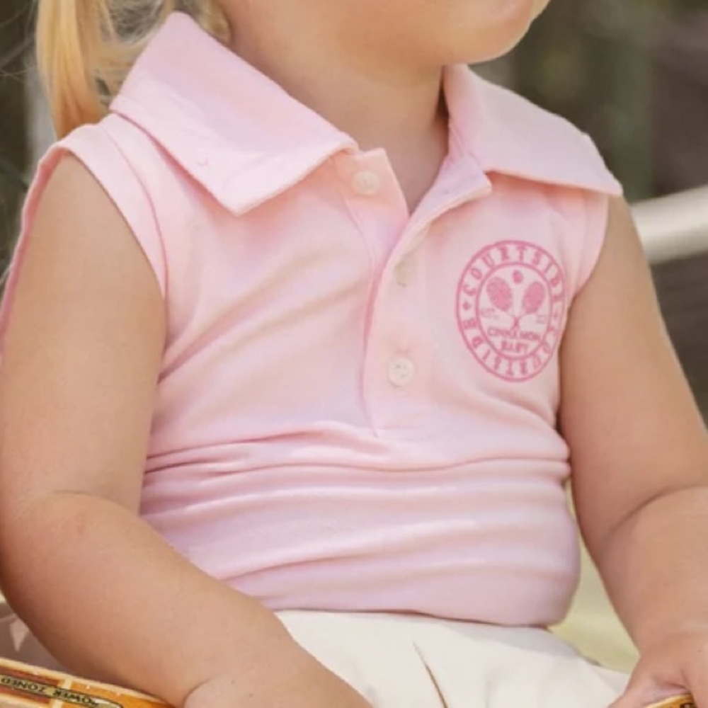 Cinnamon Baby Pink Polo Shirt